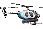 Hughes 500 Helicopter (Missile)