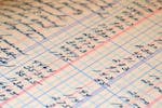 Ledger with Bribery Payments